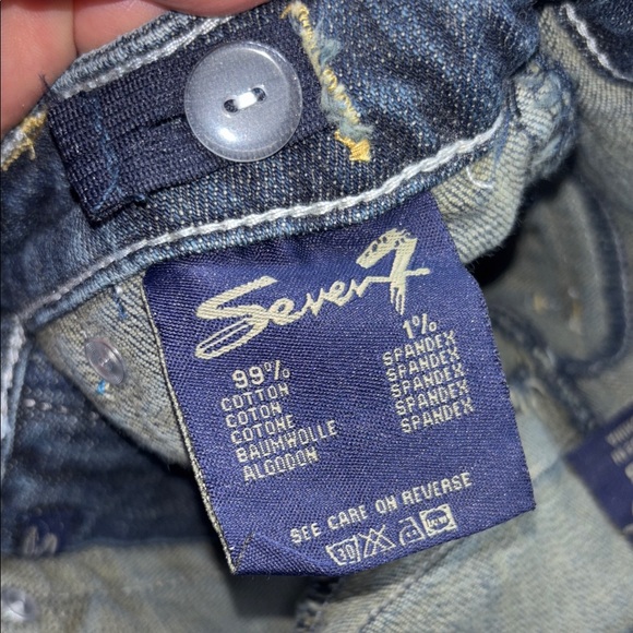 NWT Seven7 Kids Light Blue Denim Bootcut Jeans Size 5 - Picture 10 of 11